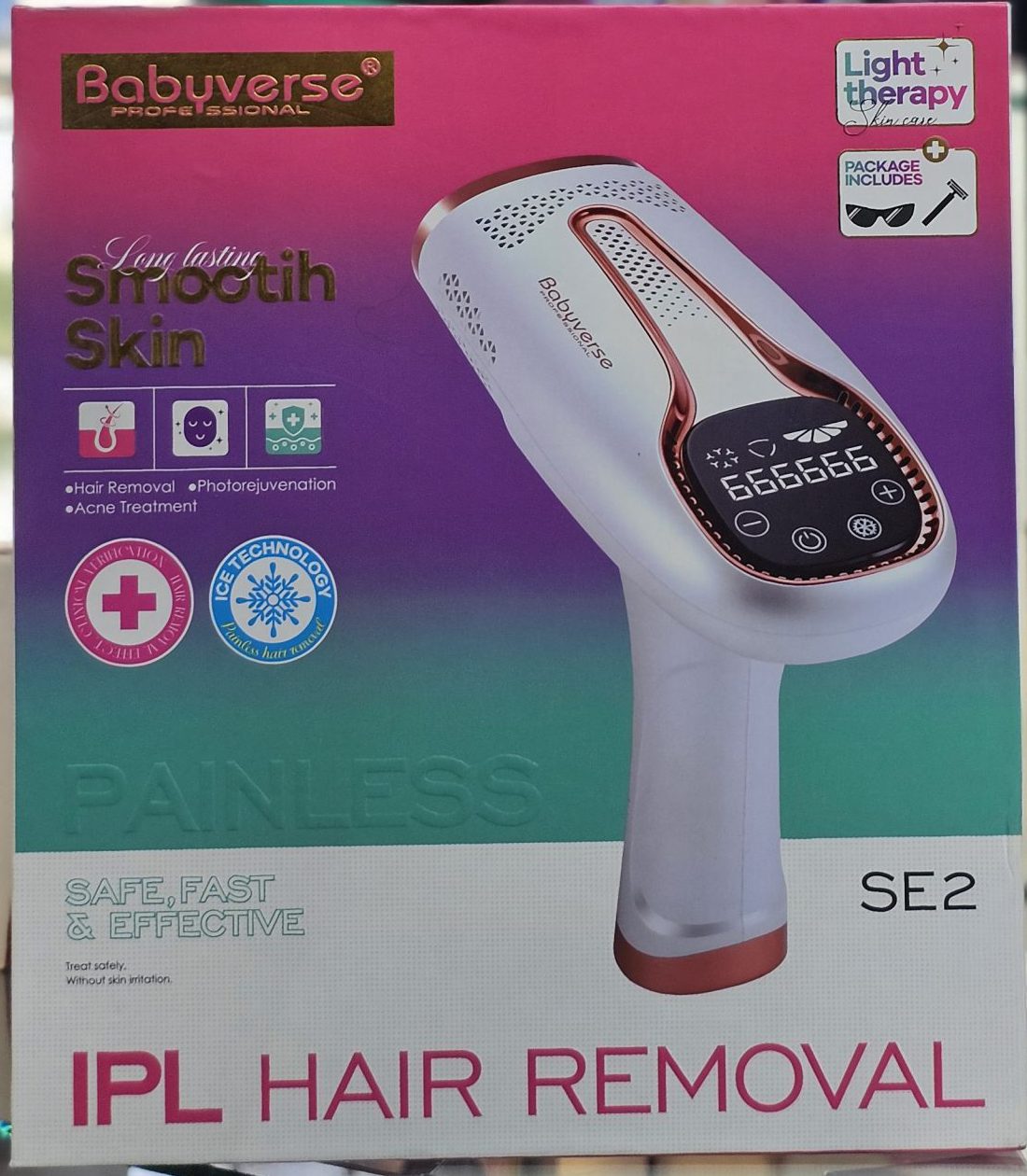 لیزر خانگی موی بدن فیلیپس مدل SE2